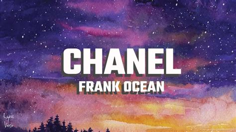 chanel boys luri s|Frank Ocean .